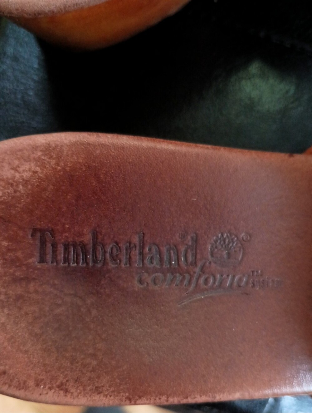 Timberland Brown Suede Comforia clogs with wooden heels Size 9 GRUC - Picture 8 of 8